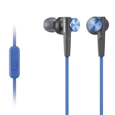 In Ear Headphones Blue 1.2M Cord